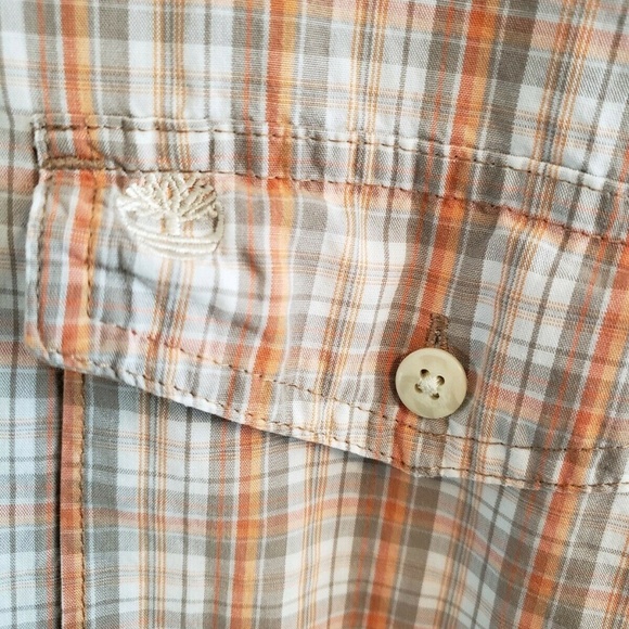 Timberland Men's L Button Down Shirt Long Sleeve - Picture 4 of 5